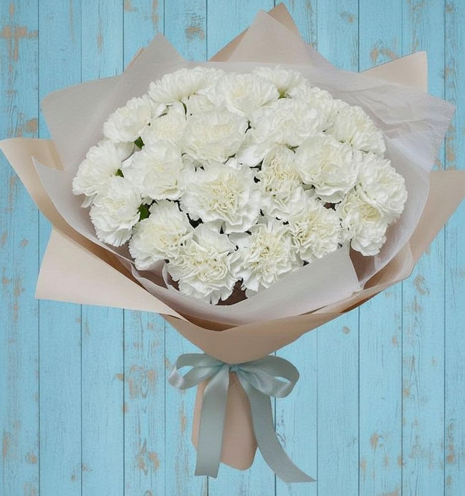 Букет цветов из: Гвоздики в Луговом