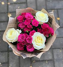 Букет цветов из:  Розы в Луговом