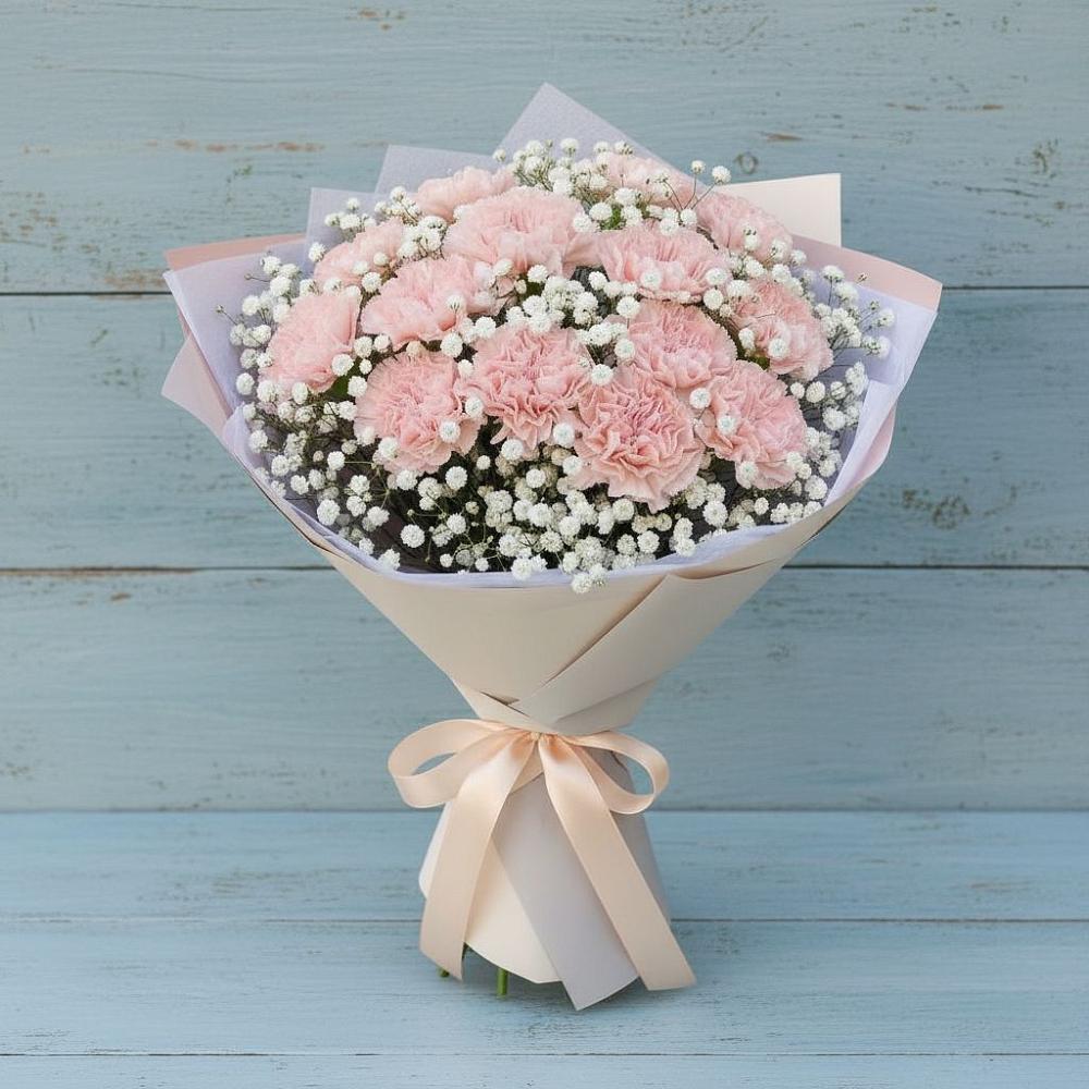 Букет цветов из: Гвоздики в Луговом