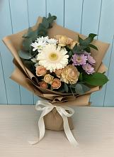 Букет цветов из:  Герберы и Хризантемы в Луговом