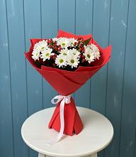 Букет цветов из:  Хризантемы #REPLACE_PRED# Луговом