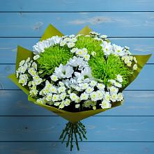 Букет цветов из:  Хризантемы #REPLACE_PRED# Луговом