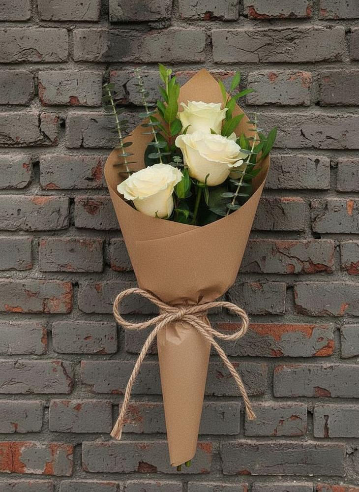 Букет из 3 роз в Луговом Букет цветов из: Розы в Луговом