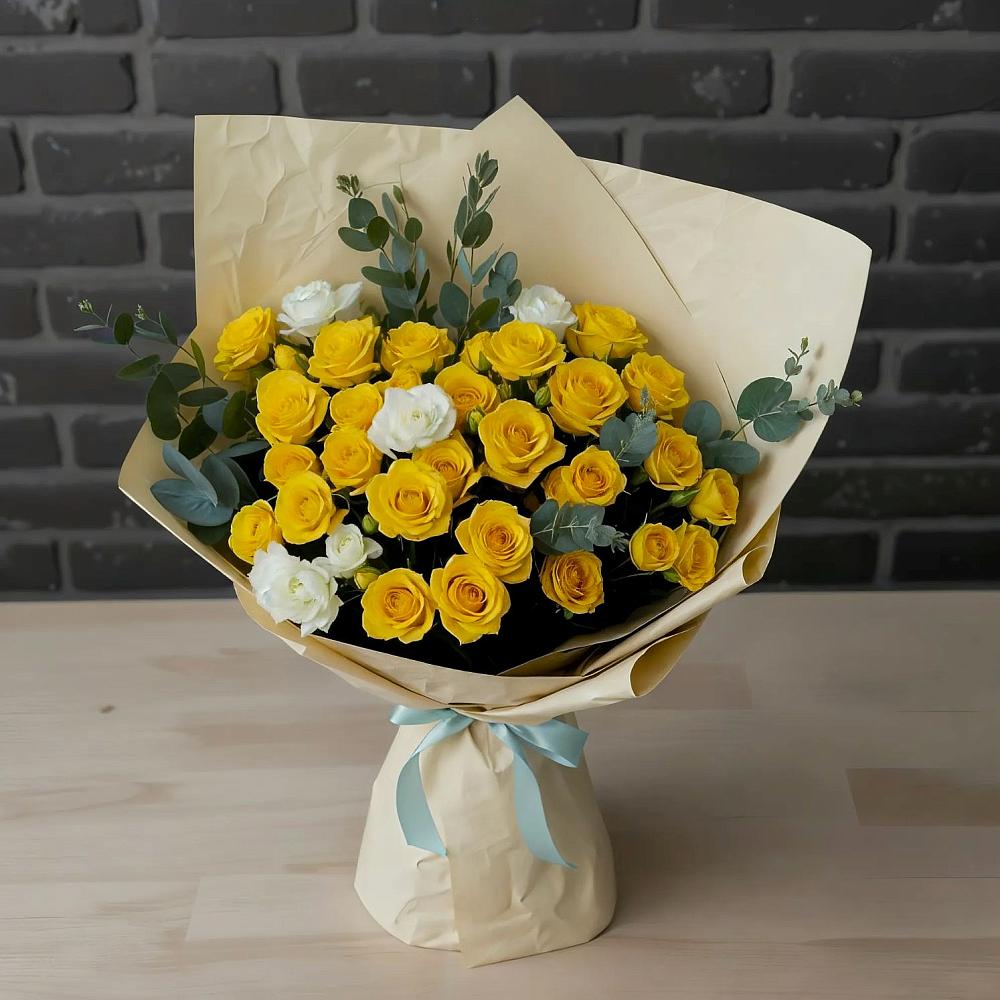 Букет цветов из: Розы в Луговом