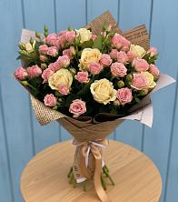 Букет цветов из:  Розы в Луговом