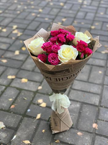 Букет цветов из: Розы в Луговом