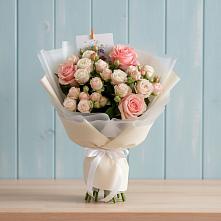 Букет цветов из:  Розы #REPLACE_PRED# Луговом