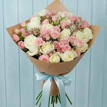Букет цветов из:  Розы #REPLACE_PRED# Луговом